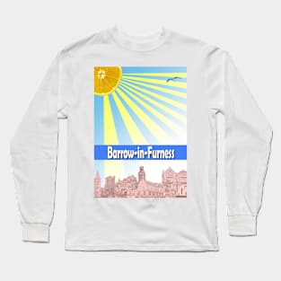 Barrow-in-Furness Landscape Long Sleeve T-Shirt